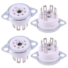 10X 7-Pin B7G Tube Socket For EAA91, EC92, 6Z4 6X4 1A2 6H2 6J5 Tube AMP DIY US