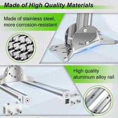 Adjustable Starlink Gen 3 Roof Mount Ybervont Stainless Steel Starlink Mounting
