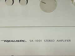 RARE Hard To Find Realistic SA-1001 Stereo Amplifier, Tested