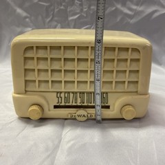 Vintage 1900s DeWald JD-519 AM Tube Radio (Still Turns On)