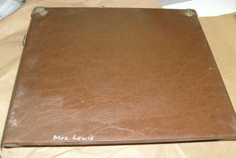 Vintage Audiotronics Classroom Record Player Model 304A TOP LID W/ DIRECTIONS