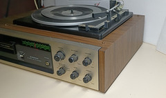 Pioneer H-2001 Turntable 8 Track Record Player PARTS/ REPAIR BAD TURNTABLE