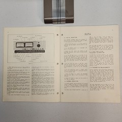 RCA BW-75A FM Monitor Vintage Instruction Manual MI-560735