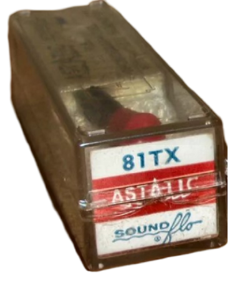Astatic Sound-Flo 81TX Plug-in Phonograph Cartridge w/ Natural Diamond Tip