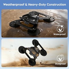 Edup Love Mini Magnetic Roof Mount 320Lbs Heavy Duty Magnet Base Aluminum Alloy