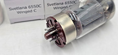 6550C Svetlana Wing-C Matched Tubes New (New Old Stock) Test NEW 1 Year Warranty