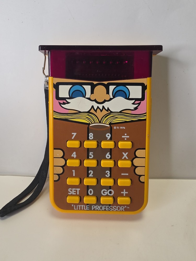 Vintage Little Professor Quiz Calculator Game 1976 Texas Instruments Tested-work