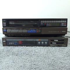 Aiwa AV-50M Beta Hi-Fi VCR Recorder Stereo Integrated Amplifier SV50M UNTESTED