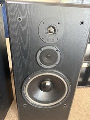 KLH Vintage Model 4132 Tower Floor (2) Speakers Tested/Works Fast Shipping!