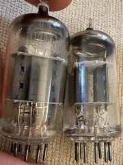 NOS Matched Pair RCA 12AX7A ECC83 12AX7 phono Grade Audio Tubes