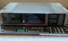 Vintage Aiwa WX 220 Stereo Dual Cassette Deck