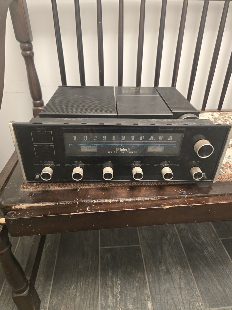 McIntosh MR-78 Stereo Tuner Tested Working