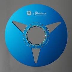 Studevox 10.5″ Polished Blue Aluminium Empty Tape Reel For Reel Tape Recorders