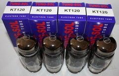 Matched Quad Tung-Sol KT120 tubes, Brand New in Box !