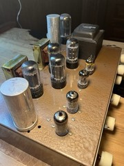 Vintage National Kit STA-24 Tube Amplifier Stereo Integrated Amp Untested