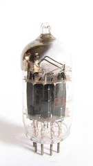 1950s Raytheon 5814A (ECC82 12AU7 6189) Tube – Black Plates, 3 Mica, Top [ ]
