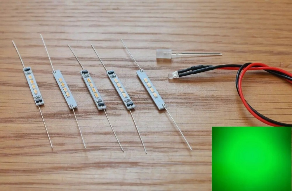 TEAC A-3440 replacement LED VU meter lamps lights bulbs upgrade kit GREEN