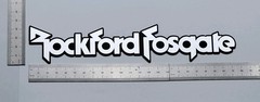 Rockford Fosgate Badge Emblem Logo 9 Inch Custom Incised Acrylic With Adhesive