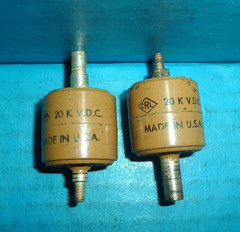 CRL TV-502 Door Knob Capacitors 500pf@20kV 2pcs