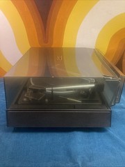 GARRARD 40b 4 Speed Turntable Record Player W Dust Cover WORKS SEE VIDEO England