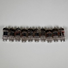 (Lot of 10) Vintage Original CBS 5814A Vacuum Tubes
