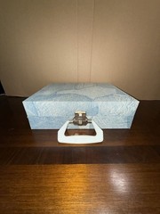 Vintage Dejay Happy Tunes Denim Patchwork Portable Record Player Model SP-14