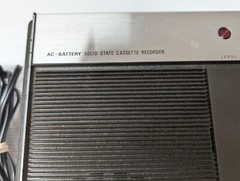 Milovac CR-201 Cassette Player Recorder 1970’s Tested Works w Power Cable & Mic