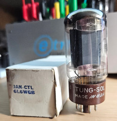 6L6WGB TUNG SOL 5881 JAN CTL AUDIO TUBE NOS NIB *eTRACER* #12B81