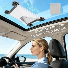 Calanthe Starlink Mini Suction Cup Mount For Car Sunroof Window Secure