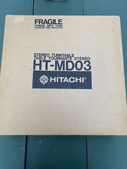 HITACHI MODEL HT-MD03 SEMI-AUTOMATIC TURNTABLE – VINTAGE! NEW UNUSED!