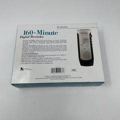 160 minute Digital Voice Recorder from Radio Shack New Open Box WAV Format