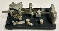Vtg Antique Lionel Signal Corps Type J-36 Telegraph Morse Code Key (A30)