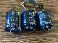 3 Replacement Main Filter Capacitors Marantz 2230 1060 6800 80v 3300 uf 100 35mm