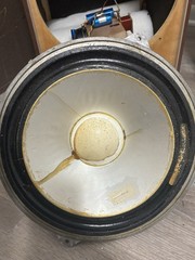 Vintage LEAK British Hi-Fi Speakers –12” Sandwich Woofers Original Cabinets Work