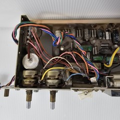 Akai X-300 Reel to Reel LOWER ASSEMBLY CHASSIS with METERS, VOLUME, RECORD