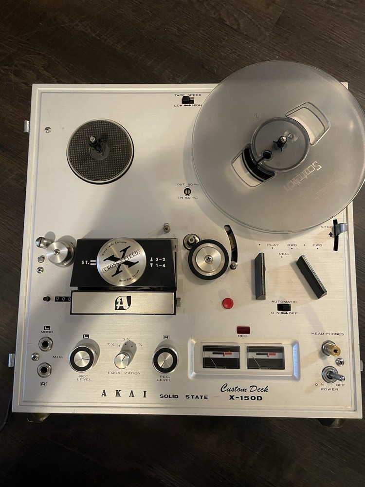 Akai X-150D Solid State Custom Deck With case