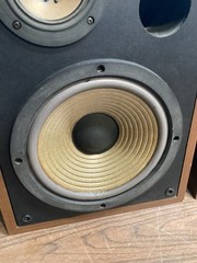 Vintage 1976 Pioneer HPM-60 Speakers. 1st Gen. New Foam. Super Tweeters Working!