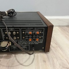 Kenwood KR-4400 Stereo Receiver Vintage Silver-Face Black AS-IS