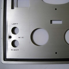 AKAI ® 1700 1710 Open Reel Tape Deck PART – Original OEM – Front Control Panel