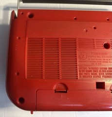 PANASONIC Vintage 8 Track Player RS-833S Stereo Red Swiss Cheese w/OG Power Cord