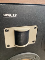 Vintage 1976 Pioneer HPM-60 Speakers. 1st Gen. New Foam. Super Tweeters Working!