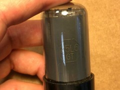Vintage 1947 RCA 25L6GT Output Tube Tests Great Smoked Glass