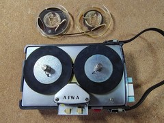 Aiwa TP-61R Rare Vintage Pocket Reel Tape Recorder Japan – Plays!