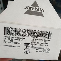 25x New Vishay/Dale 15K CW-2B 3 watts 5% Hi End TUBE AMP AUDIO Resistors !30ppm!