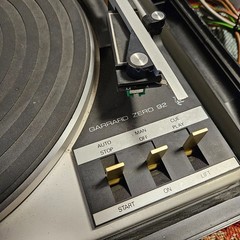 Vintage Garrard Zero 92 Turntable Record Player No Cover Parts or Repair