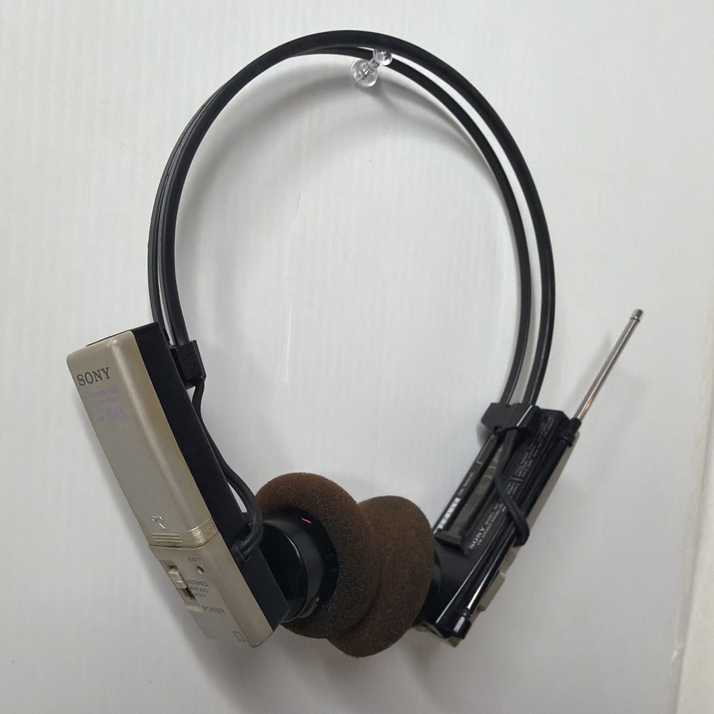 Vintage SONY MDR-FM5 Single Band Headband Radio JAPAN FM Stereo Radio
