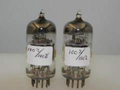 Code Pair Sylvania 6LX8 LCF802 NOS NIB 100/100% Copper Grid Serious Tubes P667
