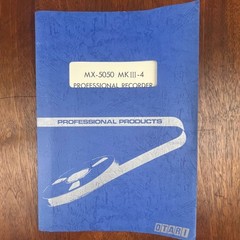 VINTAGE OTARI MX-5050 MKIII-4 INSTRUCTION & MAINTENANCE MANUAL