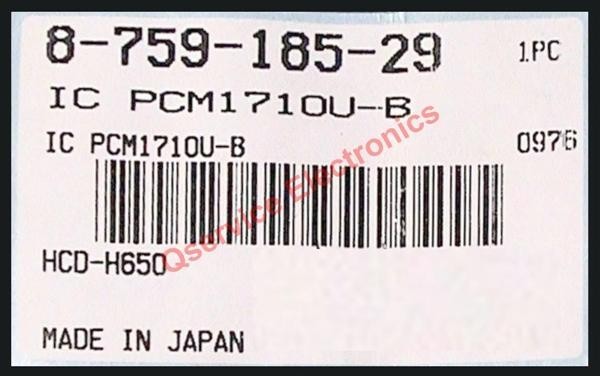 Sony 875918529 SMD IC PCM1710U-B For Audio Equipment NEW Sealed FREE Ship Europe