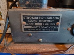 VTG Stromberg Carlson AR37 Tube Amp W/The Fisher Pre Amp Equalizer- Not Tested